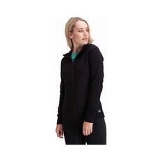 Macpac Women's Craigieburn 280 Merino Blend Hoodie Black 8, Black, bcf_hi-res
