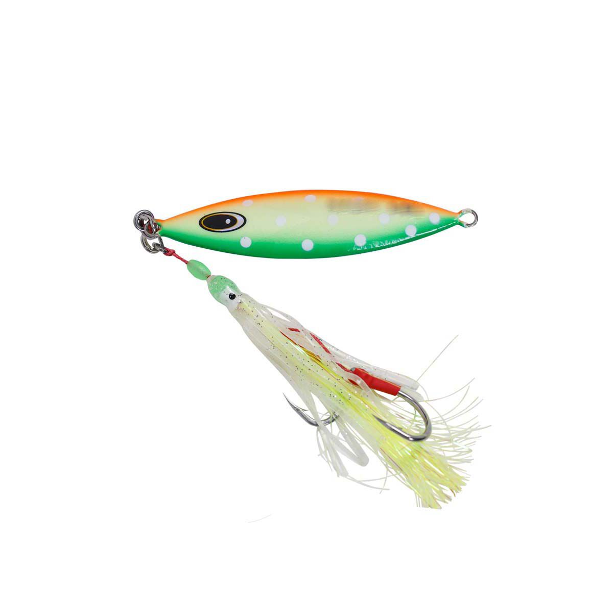 Vexed Dhu Drop Rigged Jig Lure 150g Lumo Glow Spot, Lumo Glow Spot, bcf_hi-res