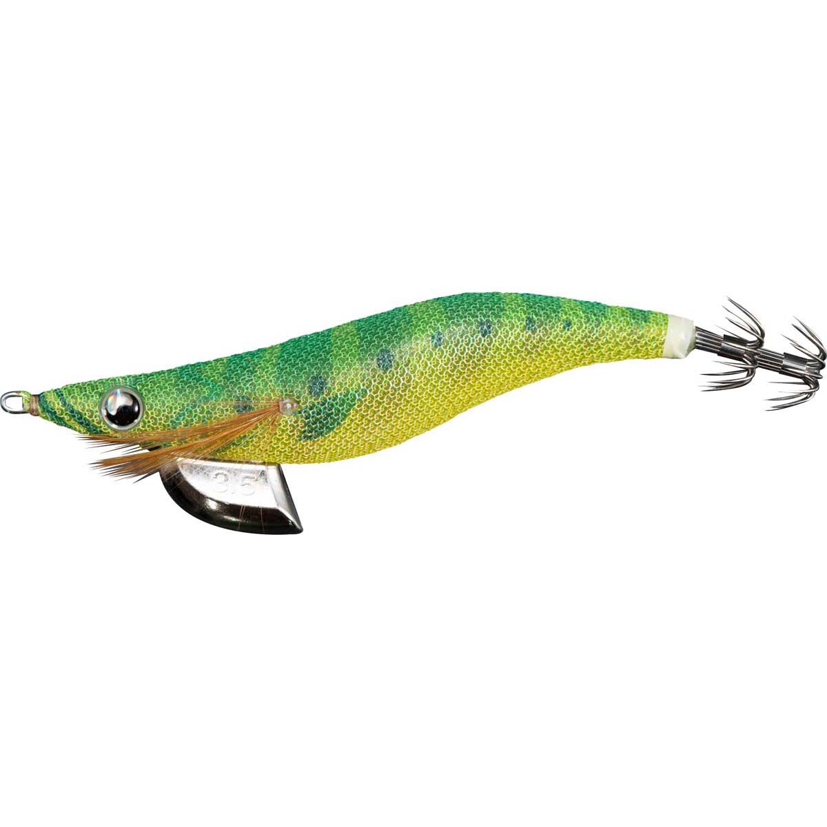 Yamashita EGI OH F Squid Jig 3.5 Chartreuse Tiger 3.5, Chartreuse Tiger, bcf_hi-res