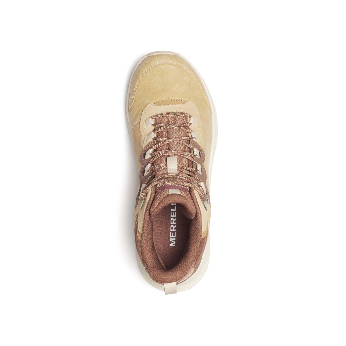 Merrell Women&rsquo;s Speed Strike 2 Leather Mid Waterproof Hiking Shoes, Latte, bcf_hi-res