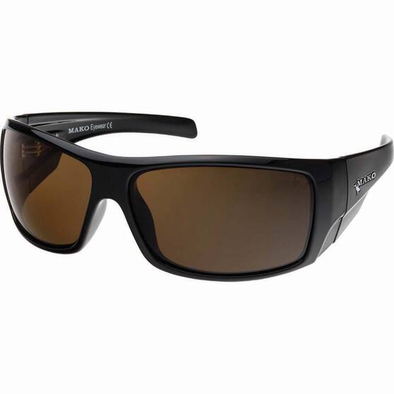 MAKO Indestructible Polarised Sunglasses with Brown Lens, , bcf_hi-res