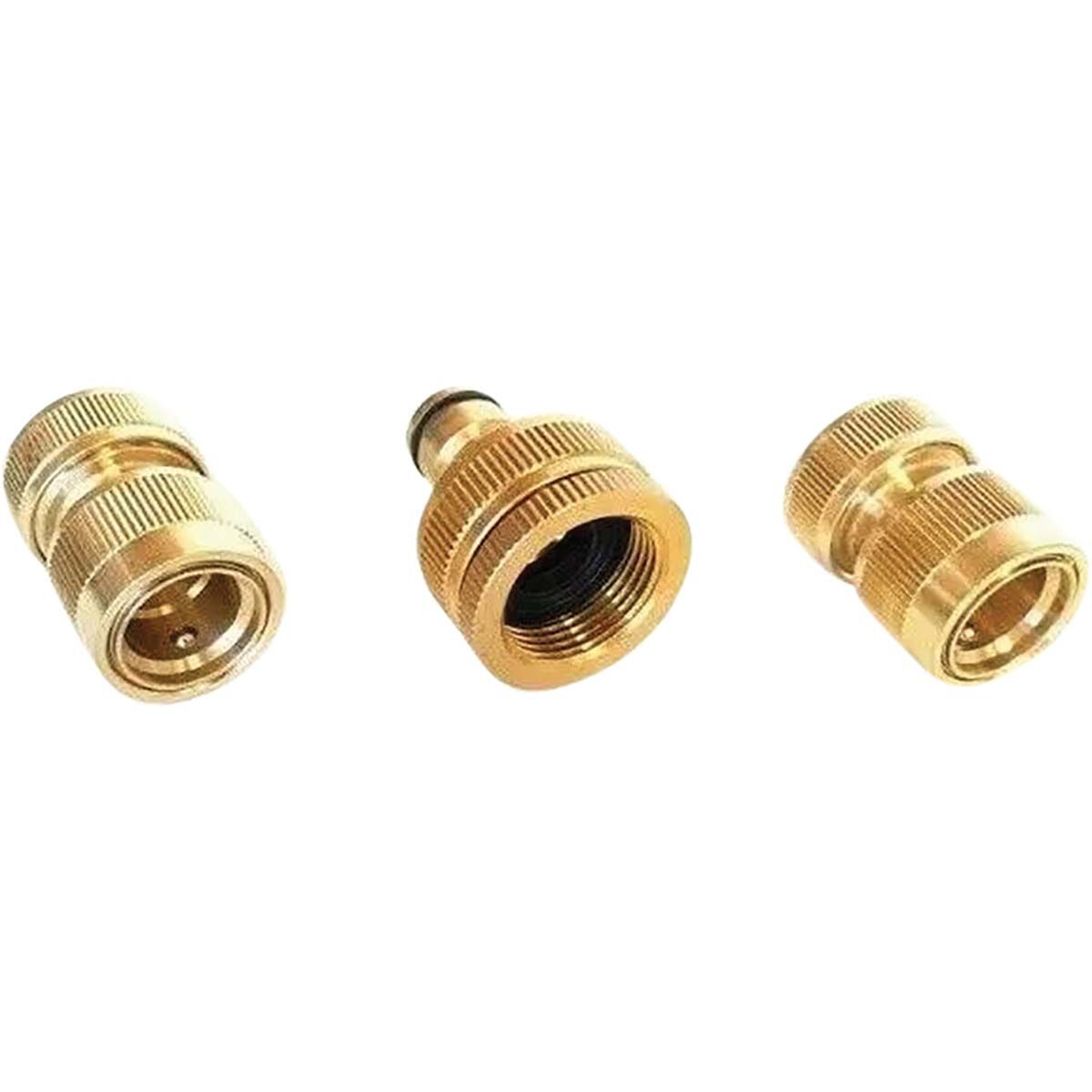 Aussie Traveller Hose Fitting Set 3 Piece, , bcf_hi-res