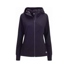 Macpac Women's Craigieburn 280 Merino Blend Hoodie Black 8, Black, bcf_hi-res