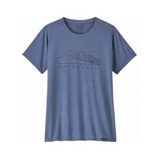 Patagonia Women's Capilene Cool Daily Graphic Shirt Current Blue 2XS, Current Blue, bcf_hi-res