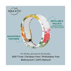 Para'kito Mosquito Adult Wristband Flowery, Flowery, bcf_hi-res