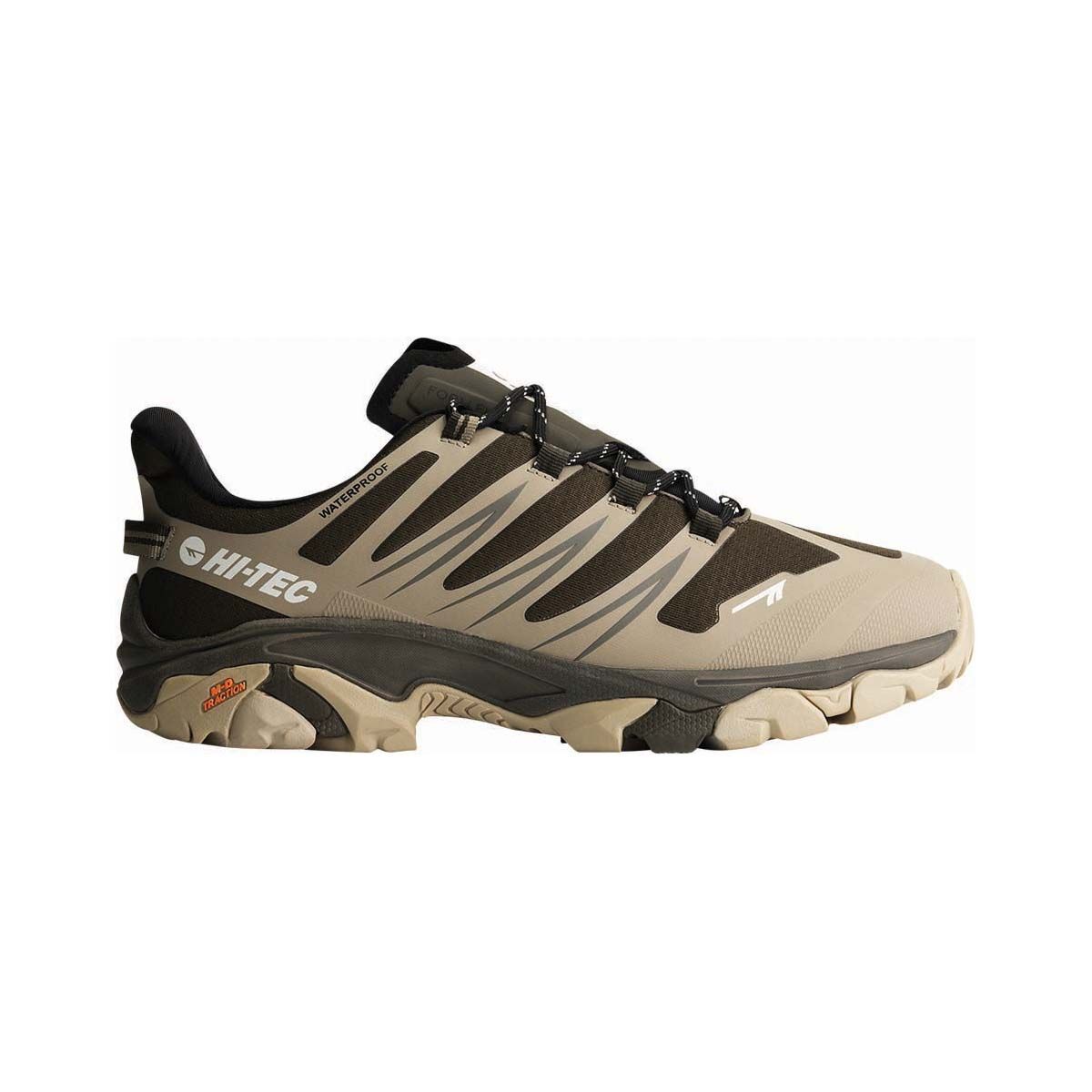 Hi-Tec Men&rsquo;s Tarantula Low Waterproof Hiking Boots Olive / Grey 8, Olive / Grey, bcf_hi-res