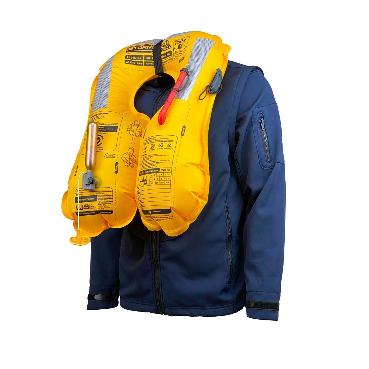 Tidal Stormrider Inflatable Manual PFD L150 Life Jacket BCF