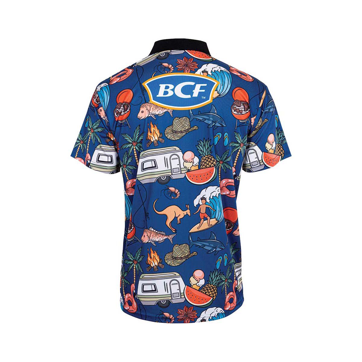 BCF Summer Holidays Short Sleeve Fishing Shirt XXS, , bcf_hi-res