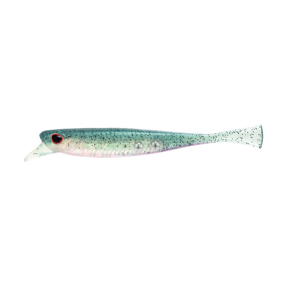 Nomad Live Ops Delta Minnow Soft Plastic Lure 4.5in Green Wakasagi, Green Wakasagi, bcf_hi-res