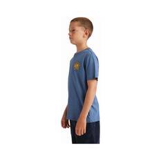 Quiksilver Youth Spiral Flame Short Sleeve Tee, China Blue, bcf_hi-res