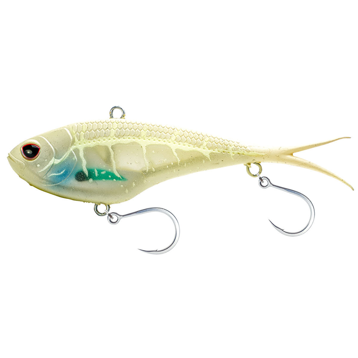 Nomad Vertrex Max Soft Vibe Lure 150mm White Glow, White Glow, bcf_hi-res