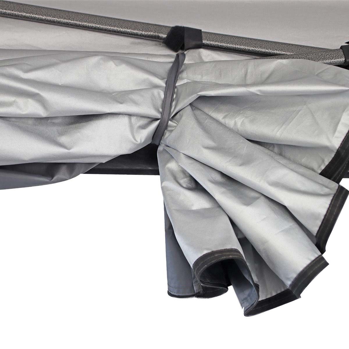 Wanderer Grab & Go Gazebo Side Wall with Door 3x3m, , bcf_hi-res