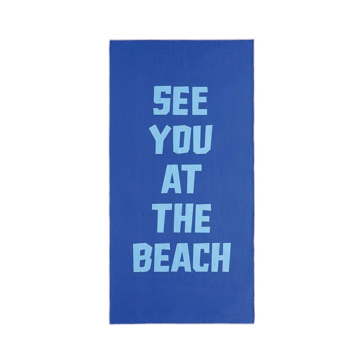 BCF Packable See You at the Beach Towel, , bcf_hi-res