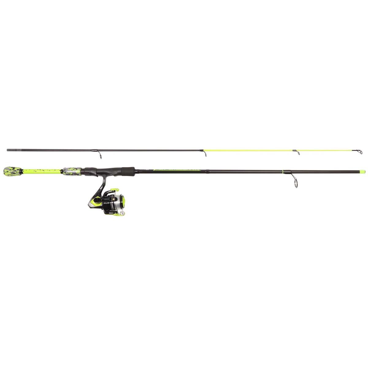 Okuma Fin Chaser X Spinning Combo Neon Green 6ft 6in, Neon Green, bcf_hi-res