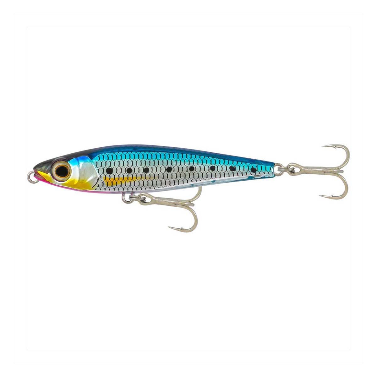 Samaki Pacemaker Cast Stick Bait Lure 85mm Blue Pink Silver, Blue Pink Silver, bcf_hi-res