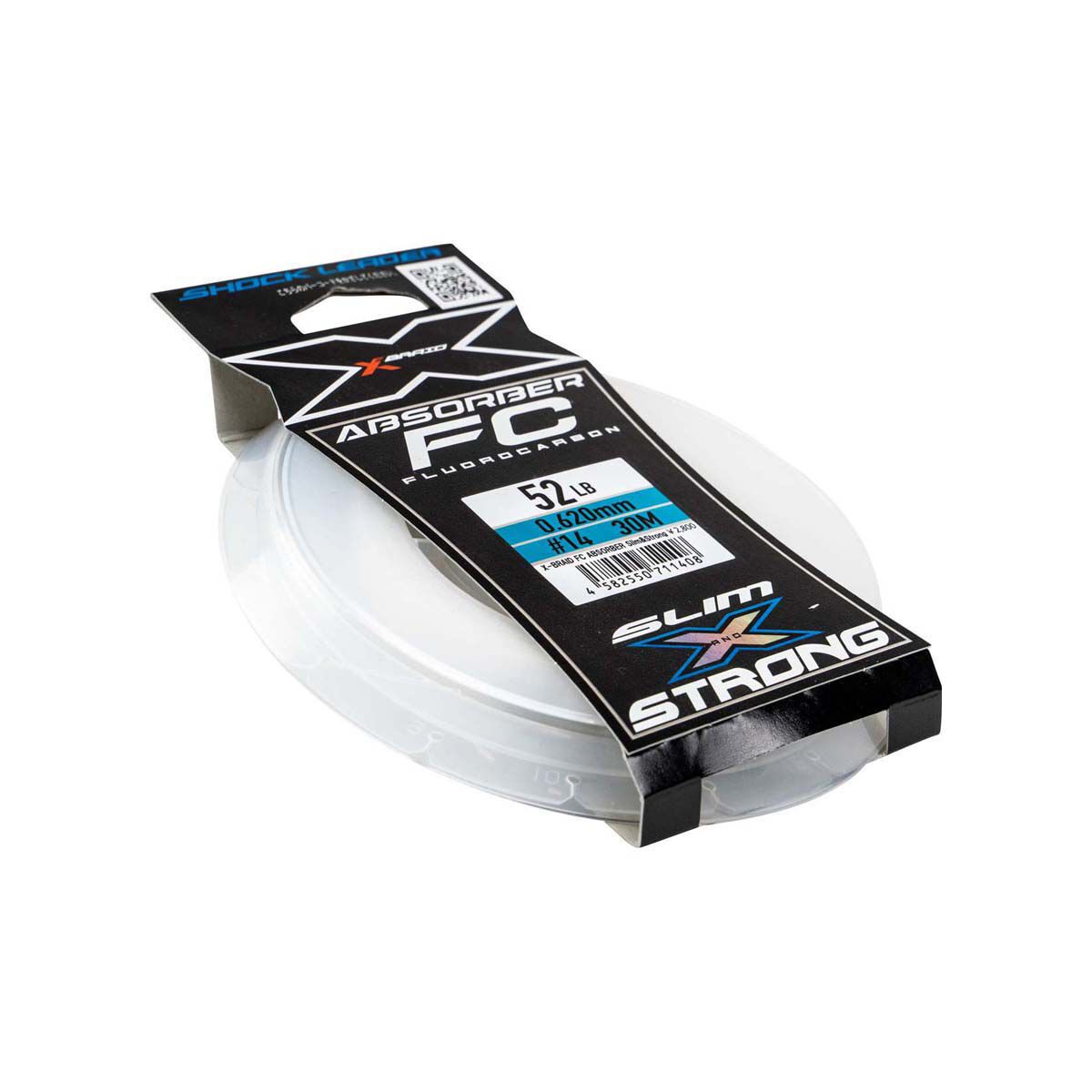 X-Braid Absorber Slim and Strong Fluorocarbon Leader Line 30m, , bcf_hi-res