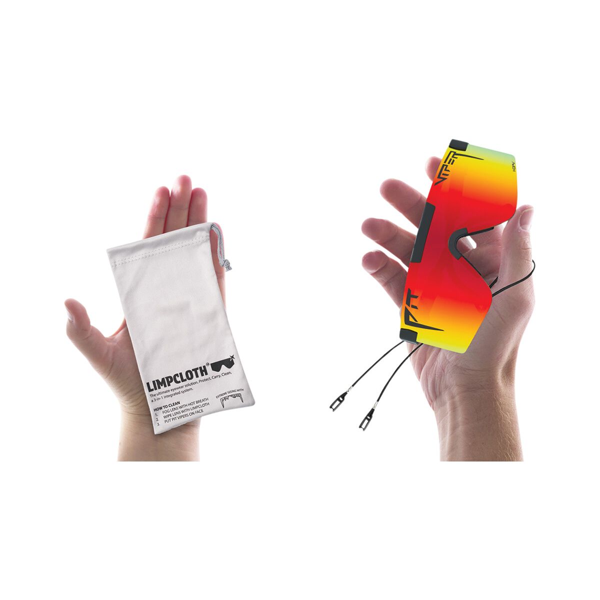 Pit Viper The Exec Original Polarised Sunglasses Wide Rainbow, Rainbow, bcf_hi-res