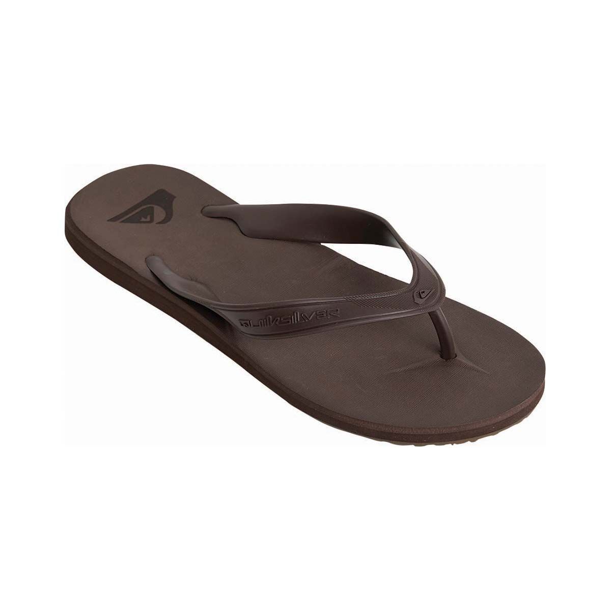 Quiksilver Men's Carver II Deluxe Thongs, Demitasse, bcf_hi-res