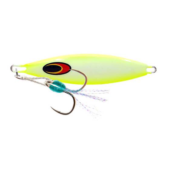 Nomad Buffalo Jig Lure 40g Chartreuse White Glow, Chartreuse White Glow, bcf_hi-res