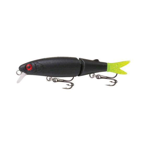 Fishcraft Squirmer Minnow Hard Body Lure 70mm Matte Black, Matte Black, bcf_hi-res