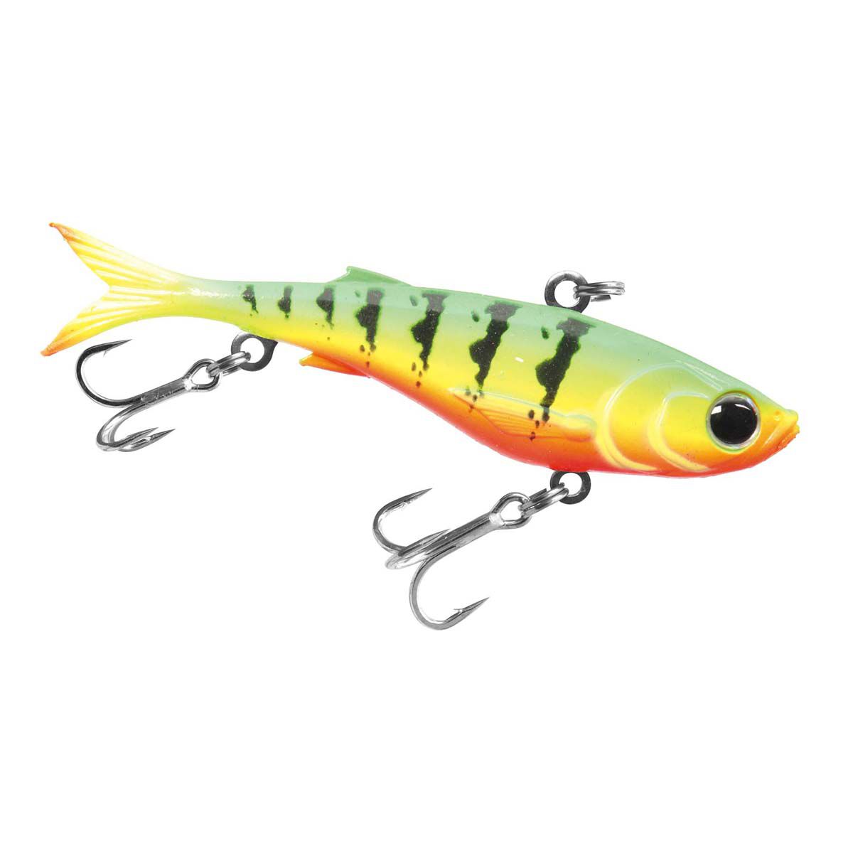 TT Fishing Quake Slim Soft Vibe Lure 95mm Flamin' Perch, Flamin' Perch, bcf_hi-res