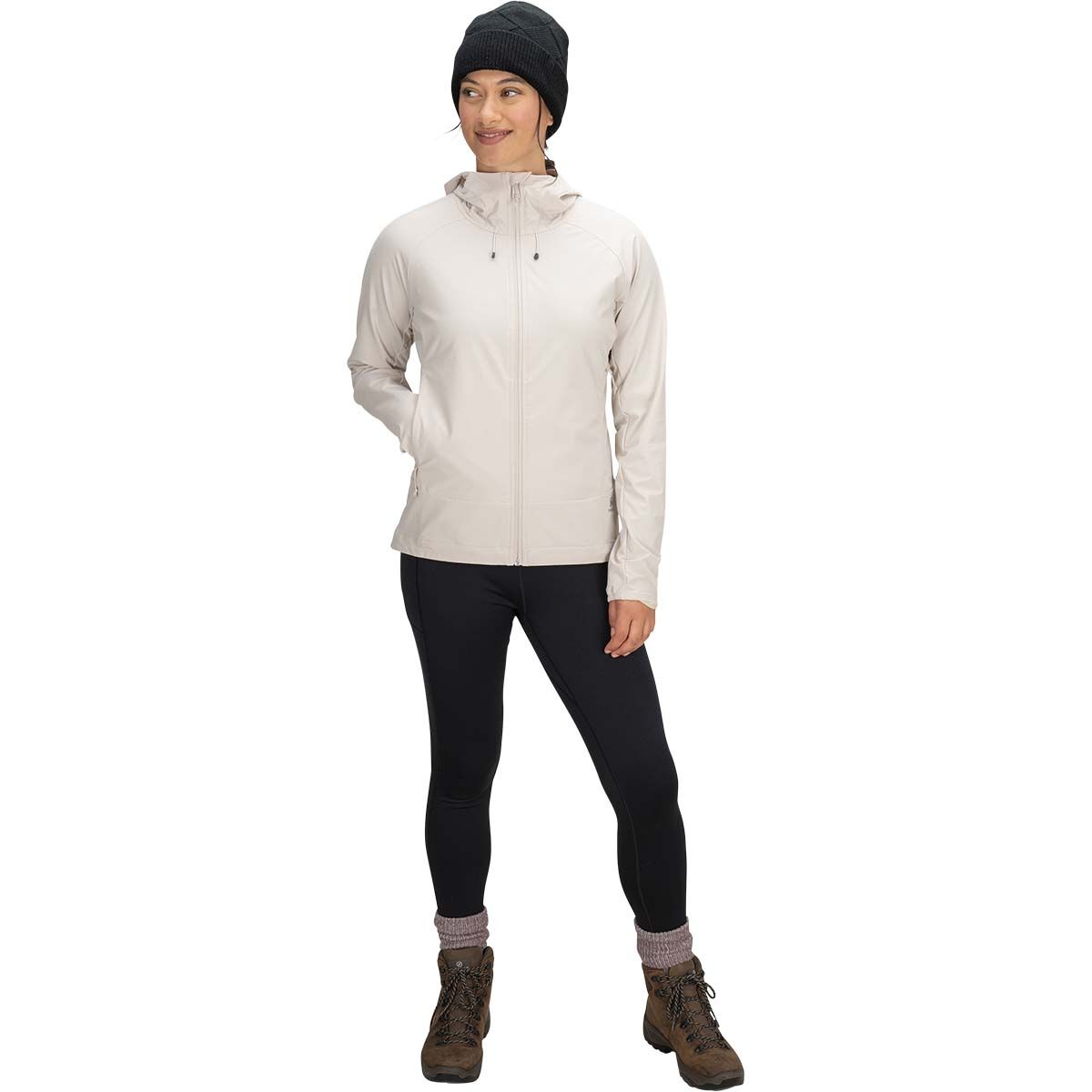 Macpac Women's Sefton Hooded Jacket, Moonbeam, bcf_hi-res