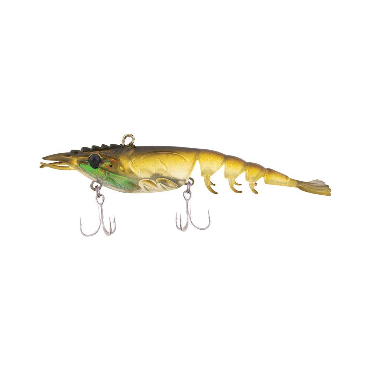 Berkley Shimma Shrimp Soft Vibe Lure 100mm Olive Shrimp, Olive Shrimp, bcf_hi-res