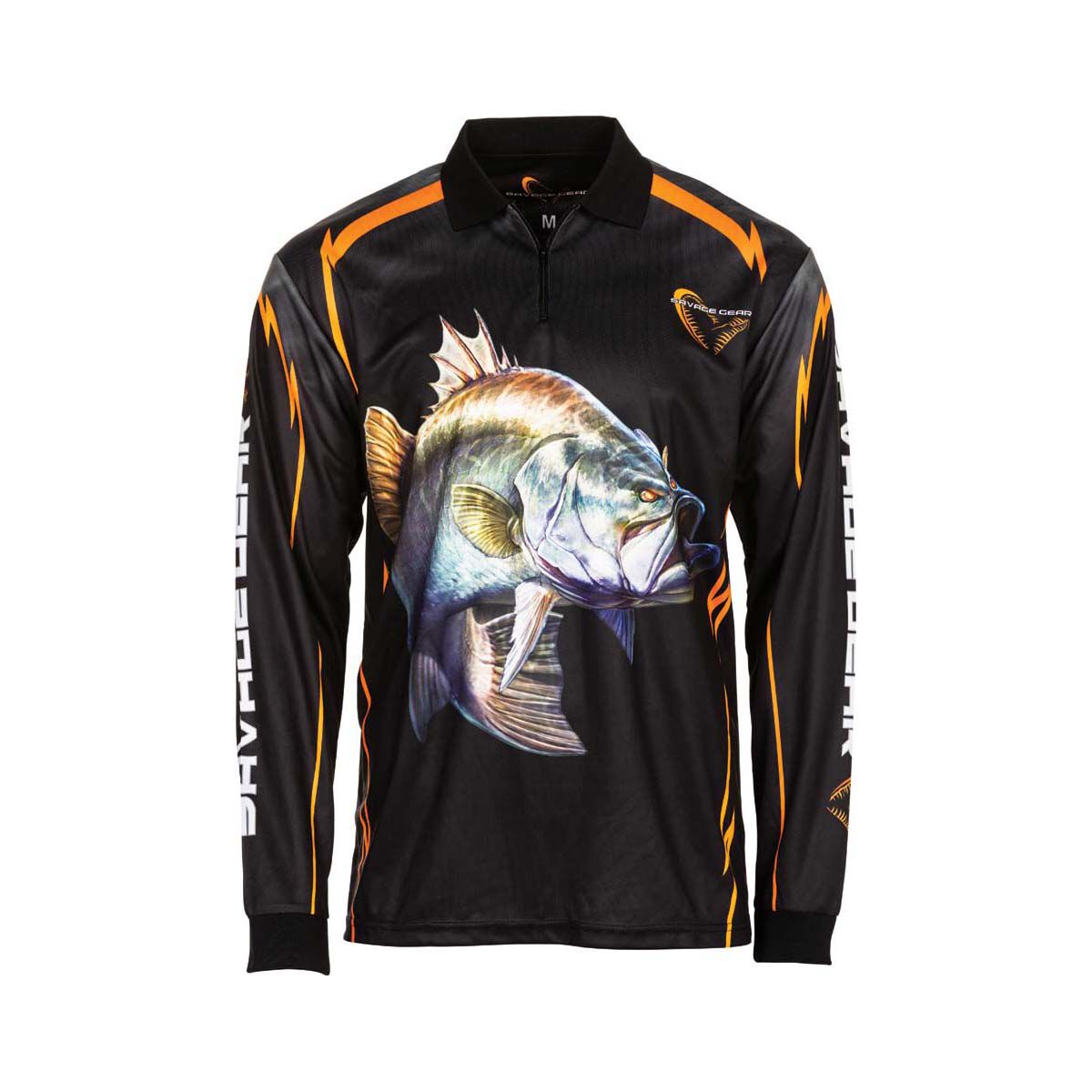Savage Gear Men's Barra Fishing Shirt Black 3XL, Black, bcf_hi-res