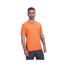 Macpac Men's brrr° Short Sleeve Shirt, Dusty Orange, bcf_hi-res