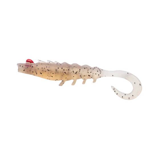 Squidgies Pro Prawn Wriggler Tail Soft Plastic Lure 65mm Cracked Pepper, Cracked Pepper, bcf_hi-res