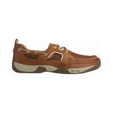Sperry Men's Seakite Sport Moc Boat Shoes Tan 8, Tan, bcf_hi-res