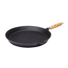 Campfire Pre Seasoned Round Frypan 30cm, , bcf_hi-res