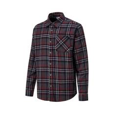 OUTRAK Unisex Flannel Shirt, Black, bcf_hi-res