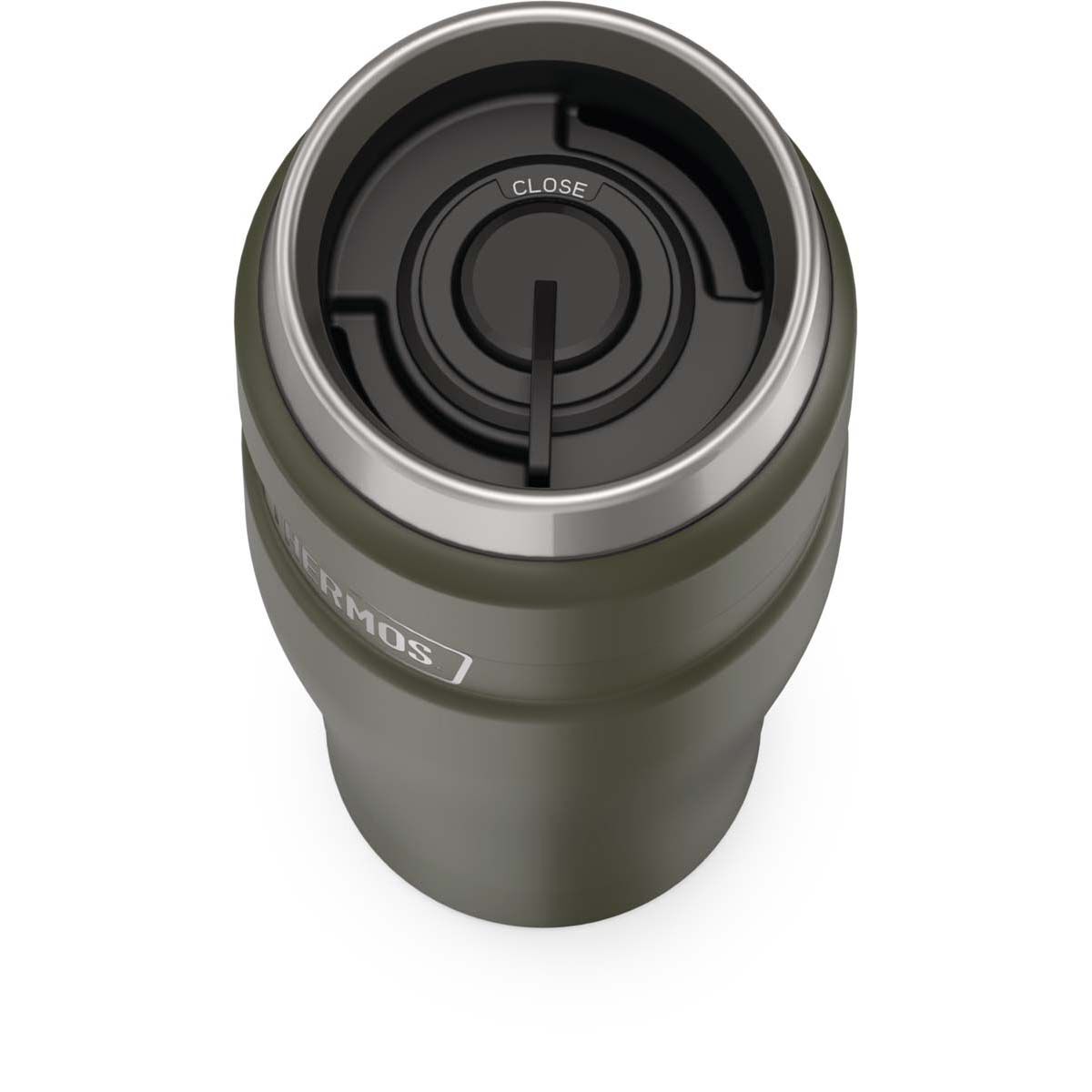 Thermos King Stainless Steel Tumbler 470ml Matte Army, , bcf_hi-res
