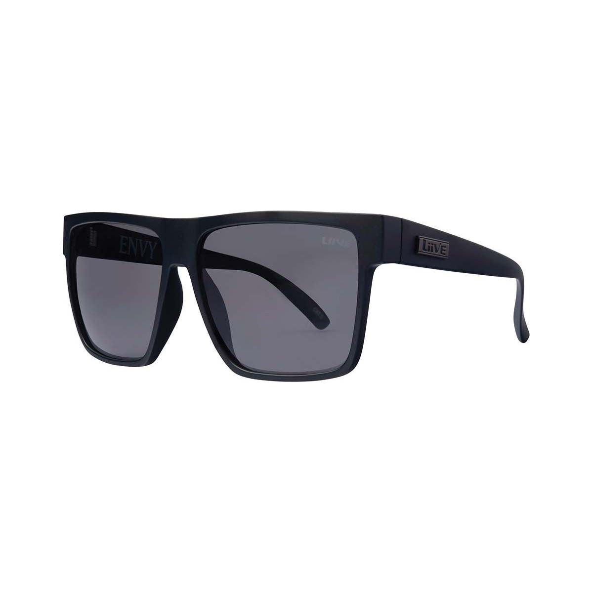 Liive Men&rsquo;s Envy Sunglasses Matt Black with Grey Lens, , bcf_hi-res