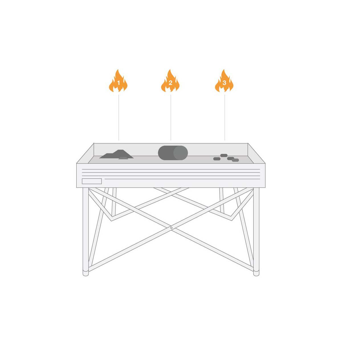 Fireside Portable Popup Fire Pit, , bcf_hi-res