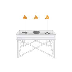 Fireside Portable Popup Fire Pit, , bcf_hi-res