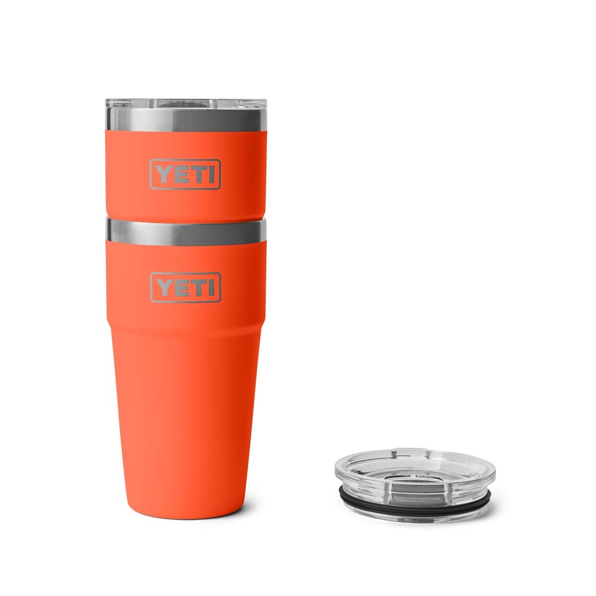 YETI&reg; Rambler&reg; Stackable Cup 20 oz (591ml) Papaya, Papaya, bcf_hi-res