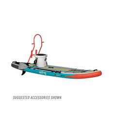 BOTE Flood Aero Inflatable Stand Up Paddle Board 11' Full Trax Aqua, Full Trax Aqua, bcf_hi-res