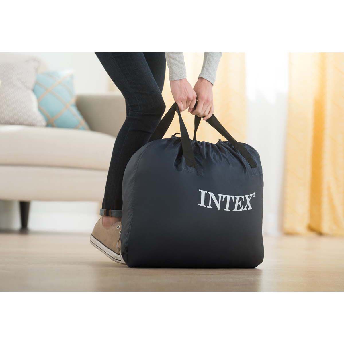 Intex Dura-Beam Deluxe Supreme BIP Queen Air Bed, , bcf_hi-res