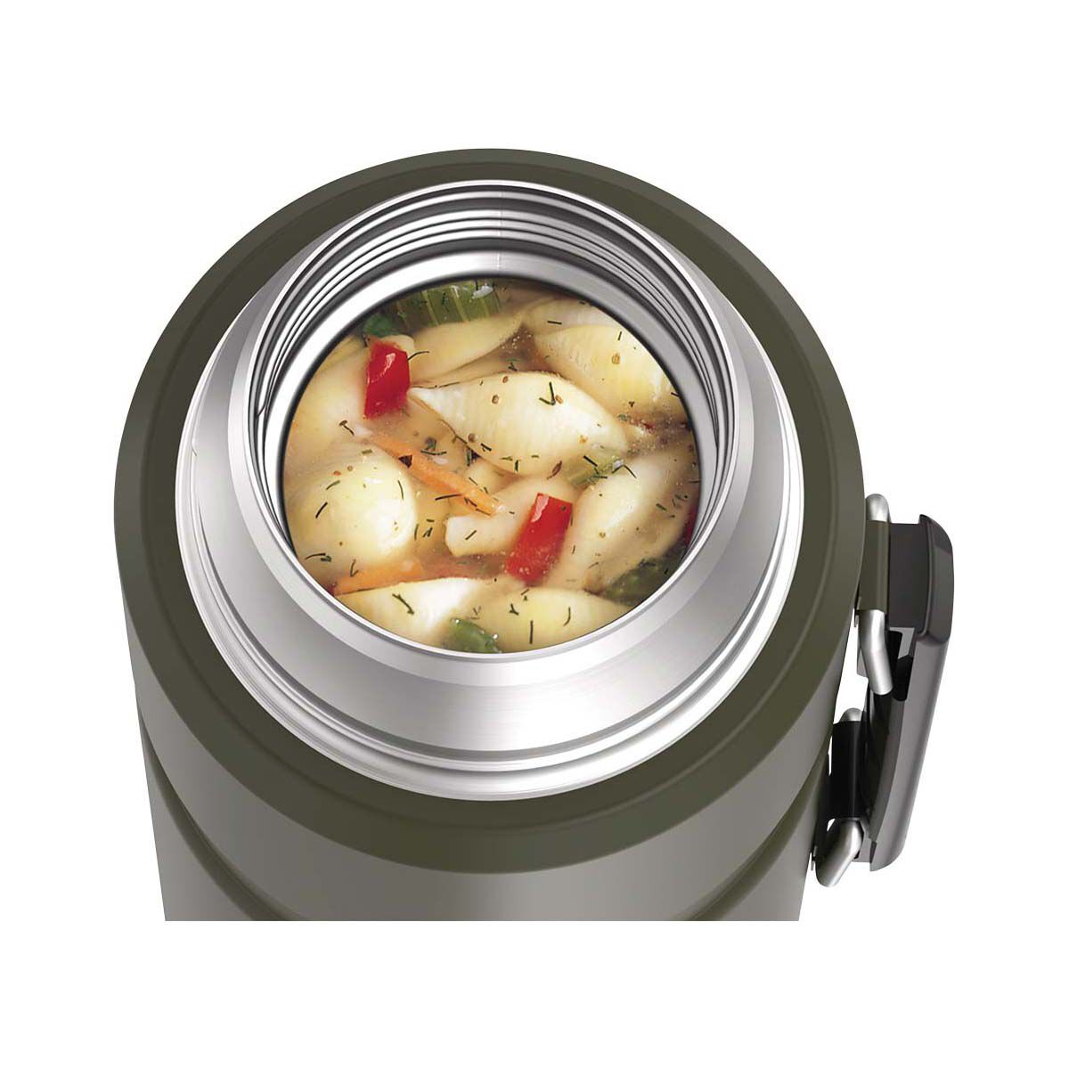 Thermos King Stainless Steel Flask 2L Matte Army BCF