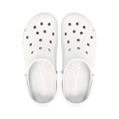 Crocs Unisex Baya Clogs, White, bcf_hi-res
