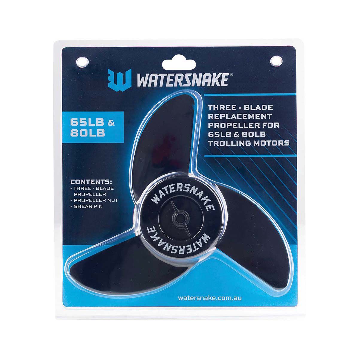 Watersnake 3-Blade Prop Kit Suits 65lb and 85lb Motors, , bcf_hi-res
