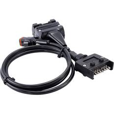 Elecbrakes Flat 7 Pin to Flat 12 Pin Trailer Adaptor, , bcf_hi-res