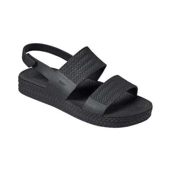 REEF Women's Water Visa Sandals Black 11 BCF