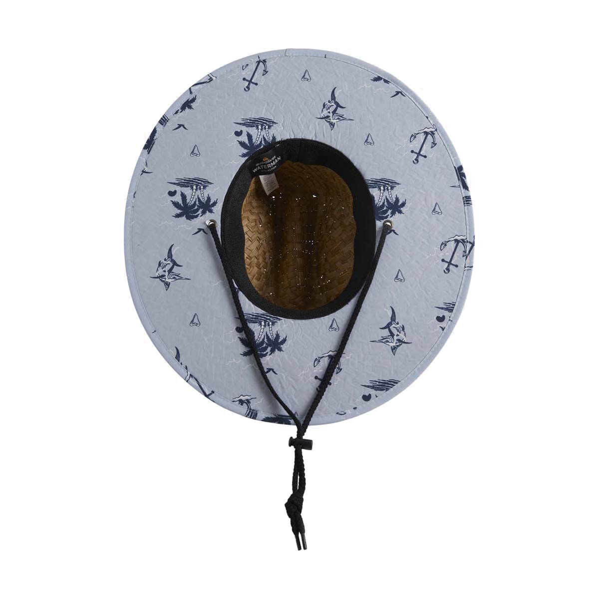 Quiksilver Men's Waterman Outsider Straw Hat Ashley Blue S/M, Ashley Blue, bcf_hi-res