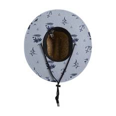 Quiksilver Men's Waterman Outsider Straw Hat, Ashley Blue, bcf_hi-res