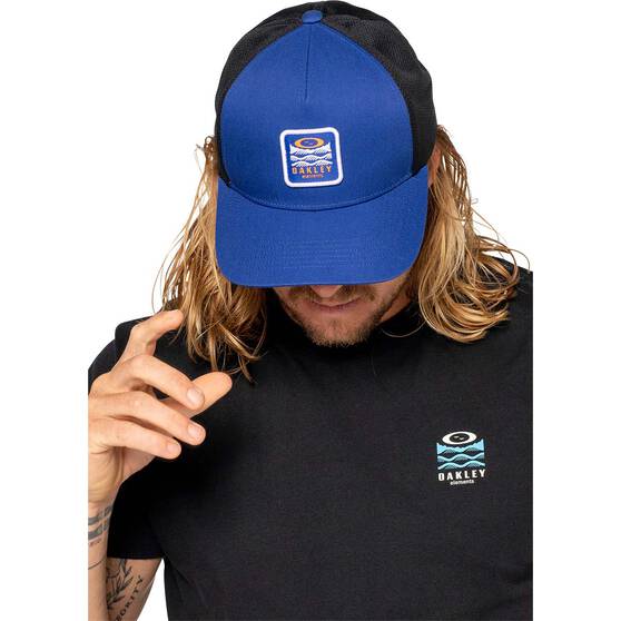 Oakley Elements Waves Trucker Cap Crystal Blue, Crystal Blue, bcf_hi-res