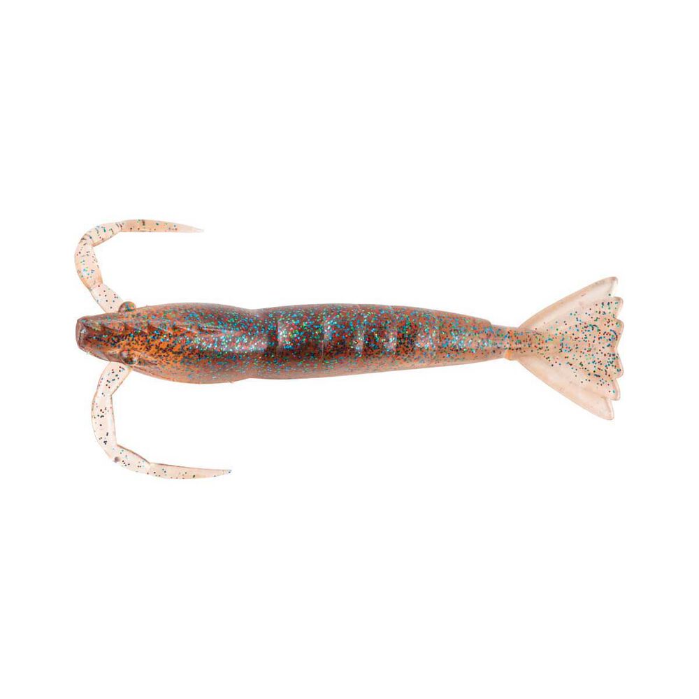 Berkley PowerBait Shrimp Soft Plastic Lure 4in Bloodworm