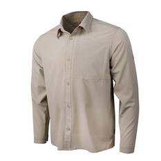Florence Men's Airtex Expedition Long Sleeve Shirt Vintage Khaki S, Vintage Khaki, bcf_hi-res